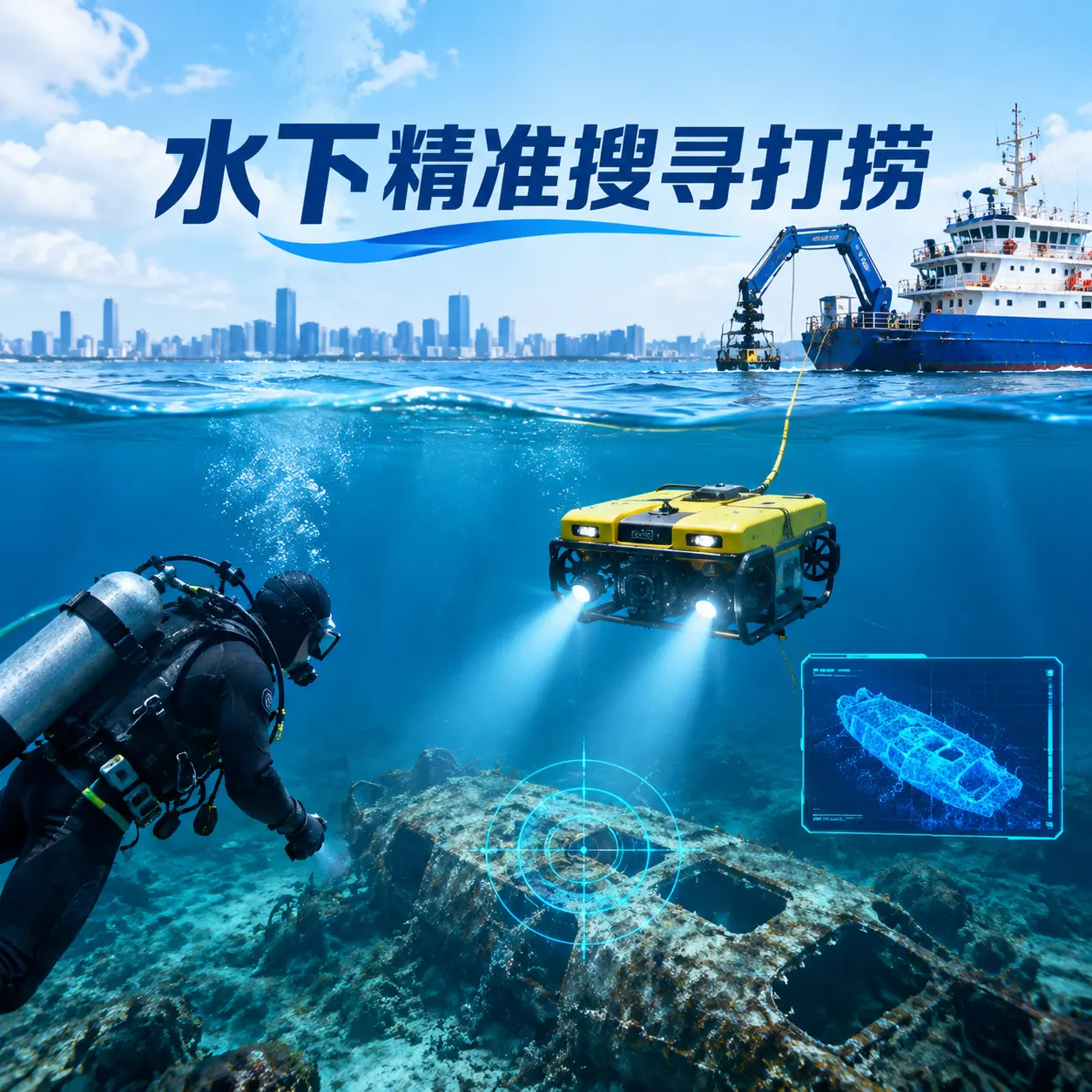 韩城水下精准搜寻打捞